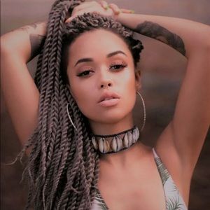 new Tiger Cowrie Shell Choker   boho festival